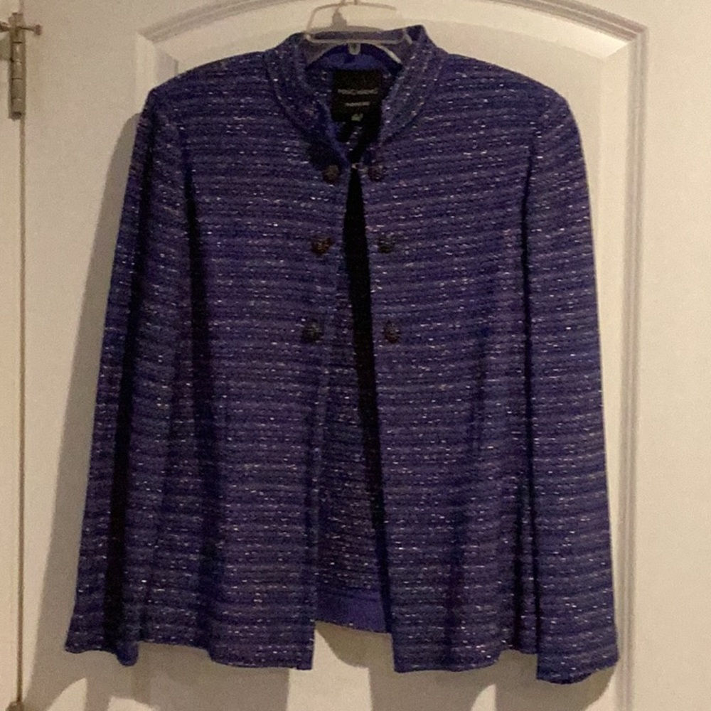 Women's Purple Tweed Jacket